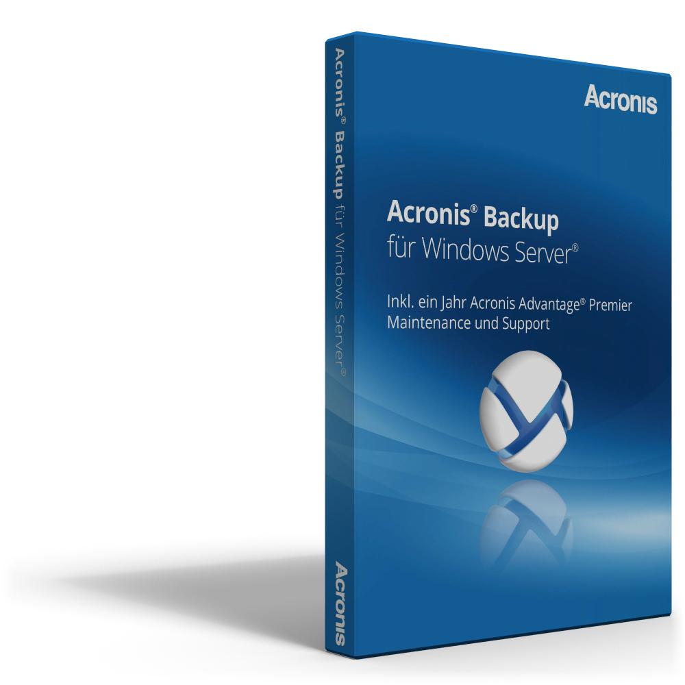 Acronis Cyber Backup 15 Standard Server inkl. 1 Jahr APP Box Win/Linux, Deutsch (Auslaufartikel) (B1WZBPDES)
