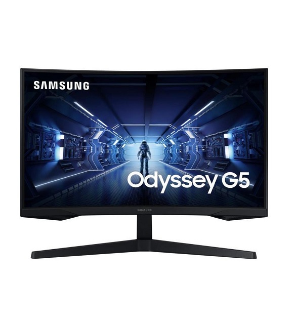 Samsung ECRAN 27'' LC27G55TQWR Gaming Odyssey G5 NOIR FHD VA 1ms 250 cd/² 2.500 Flachbildschirm TFT/LCD 68,6 cm 1 ms 2.500:1 HDMI