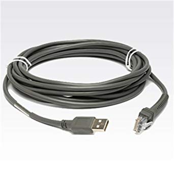 Zebra Datenkabel USB M 4.6 m gerader Stecker fr Digital Scanner DS3608 DS3678 (CBA-U47-S15ZAR)