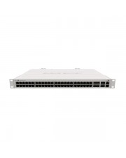 MikroTik Cloud Router Switch 48x Gigabit RJ45 POE 4x SFP+ 10G 2x QSFP+ 1 Gbps Power over Ethernet RJ-45 Rack-Modul 1 HE (CRS354-48P-4S+2Q+RM)