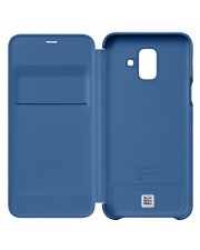 Samsung Wallet Cover Blue Galaxy A6 2018 Blau