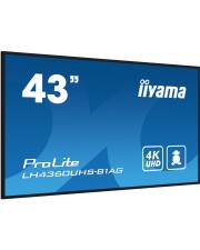 iiyama ProLite LH4360UHS-B1AG professionelles Quer- und Hochformat Digital-Signage-Display 4K UHD 42.5" (108 cm) HDMI USB RJ45 (LH4360UHS-B1AG)