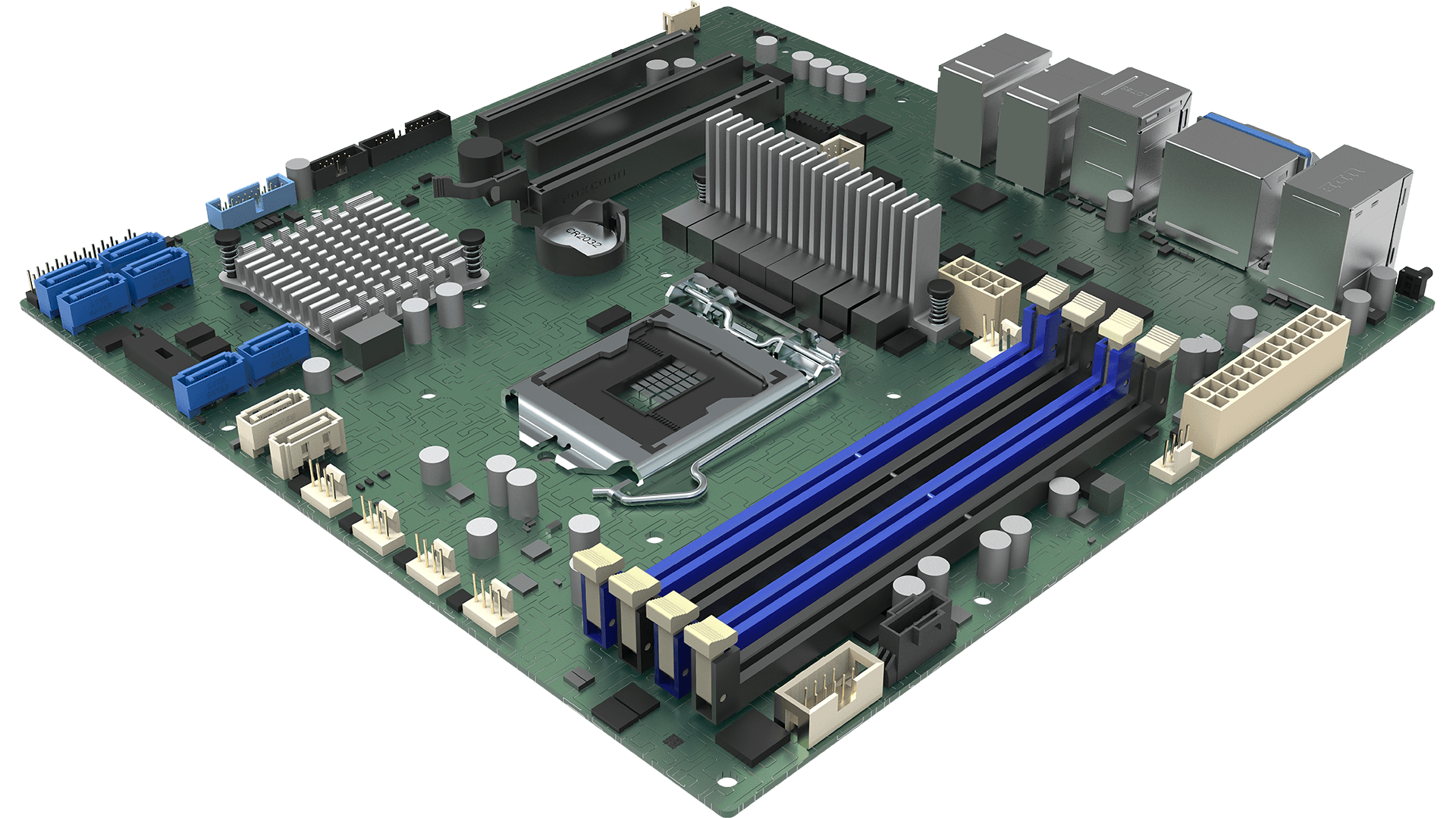 Intel Server Board M10JNP2SB 1xLGA1151(CL), C246, 4xDDR4, 8xSATA, (2,1x PCI-E 3.0 x8,x4), 4x1GbE + IPMI
