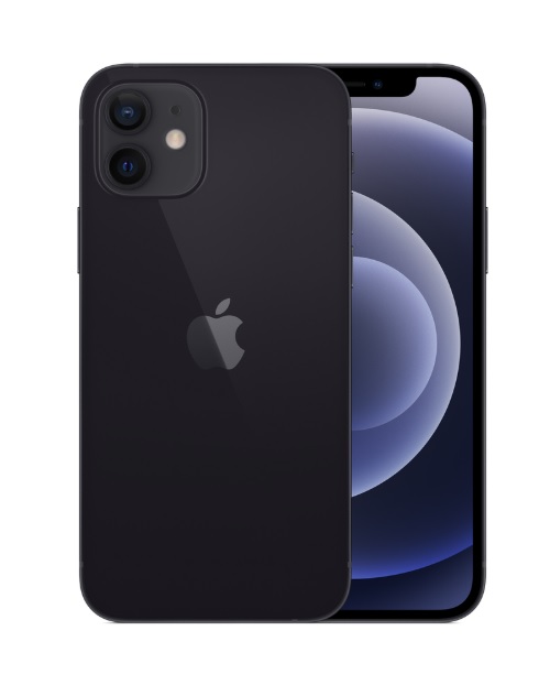 Apple iPhone 12 Smartphone 64 GB Schwarz (MGJ53ZD/A)