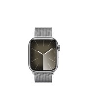 Apple Watch S9 Edelstahl Cellular 41mm Silber Milanaise Silber (MRJ43QF/A)