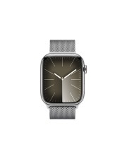 Apple Watch S9 Edelstahl Cellular 45mm Silber Milanaise Silber (MRMQ3QF/A)