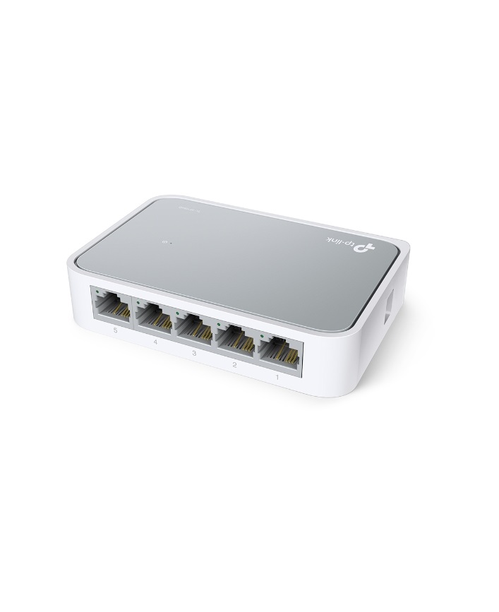 TP-LINK 5-Port 10/100Mbps Desktop Switch 5 x 10/100 Fast Ethernet extern (TL-SF1005D)