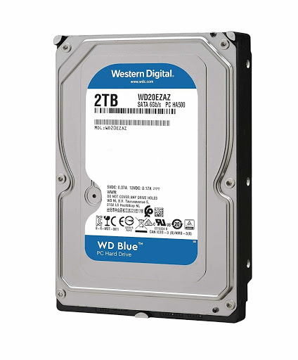 Western Digital WD Blue 2 TB Festplatte L1098250 Blue 3.5" SATA 6 GB/s / 5400rpm / 256MB / 147MB/s / 25dBA / R/W 4.1W / IntelliSeek GreenPower