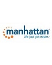 Manhattan 2-fach Monitorhalterung Gasdruck Aluminium (462501)