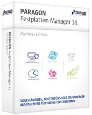 Paragon Festplatten Manager 14 Business, inkl. 1 Jahr Maintenance, Lizenzstaffel, Download, Win, Deutsch (10+ User)