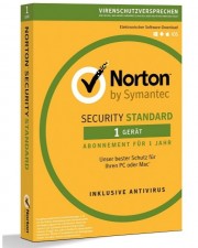 Norton Security Standard 3.0 1 Gert 1 Jahr Abo Multiplattform, Deutsch